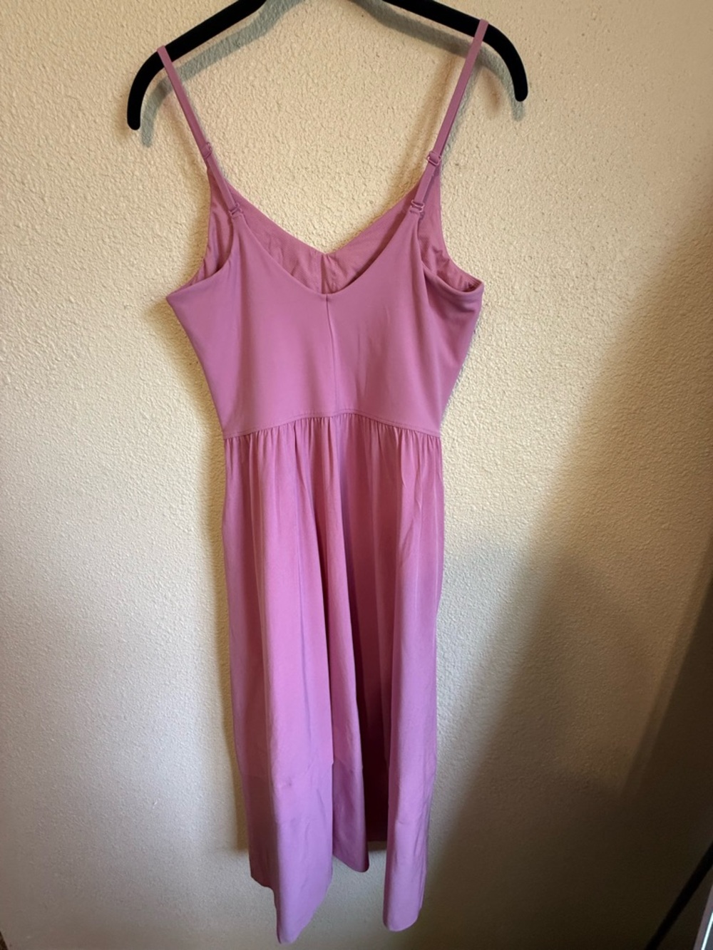Athleta Lavender-Pink V‑Neck Midi Dress - Picture 4 of 7